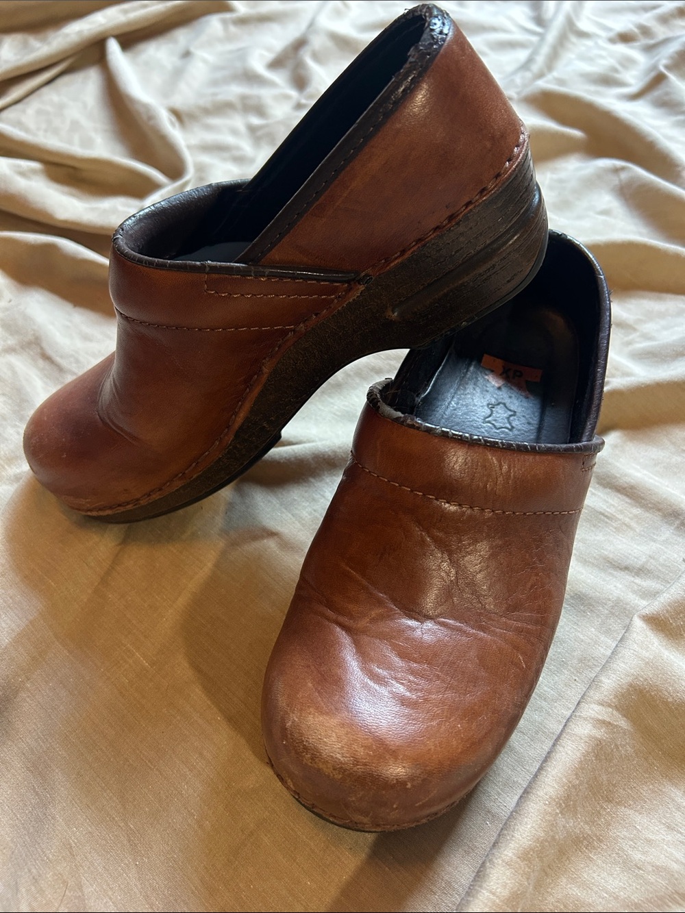Dansko Brown Leather Women's Clogs
